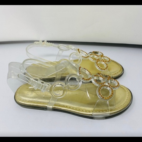 NIB**STUART WEITZMAN***US 2 Gold Clear***$68 - Picture 6 of 10